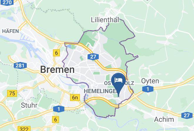 Stadt Bremen - Gastehaus Furst Maps