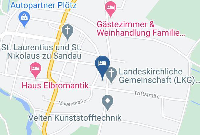 Stendal - Gastehaus Gartenidylle Sandau Maps