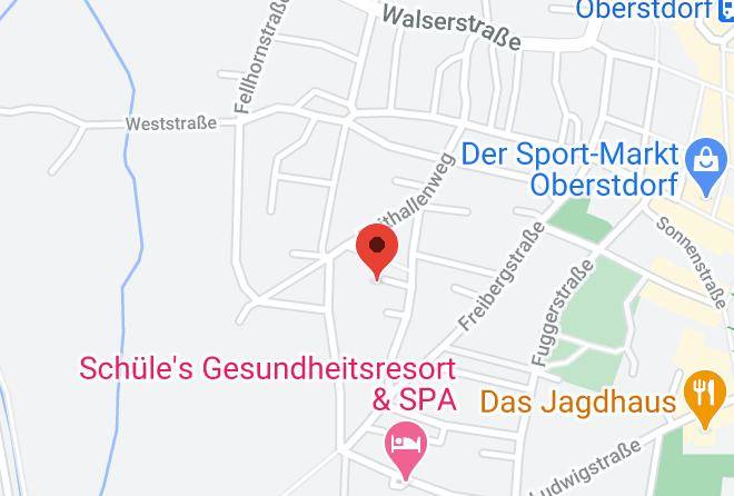 Oberallgau - Gastehaus Gaymann Maps