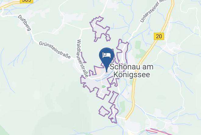 Berchtesgadener Land - Gastehaus Germania Maps