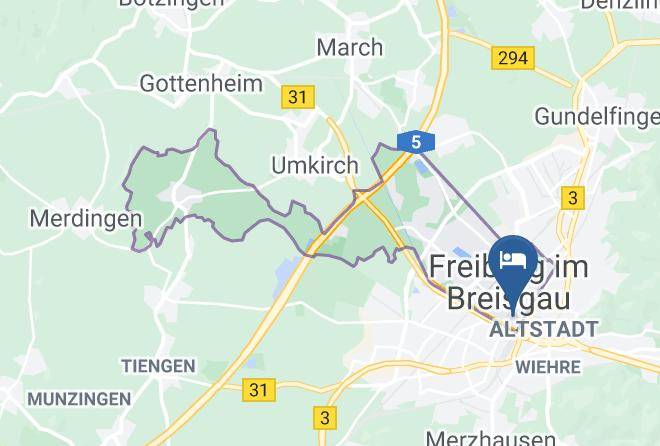 Freiburg - Gastehaus Goethe Institut Freiburg Maps