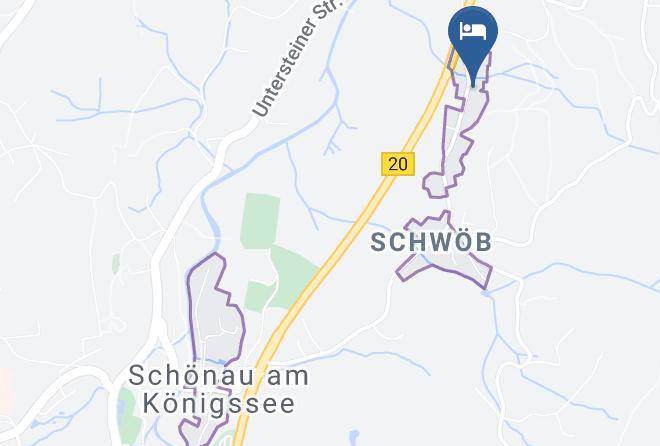 Berchtesgadener Land - Gastehaus Gore Maps