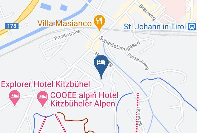 Kitzbuhel - Gastehaus Greger Maps