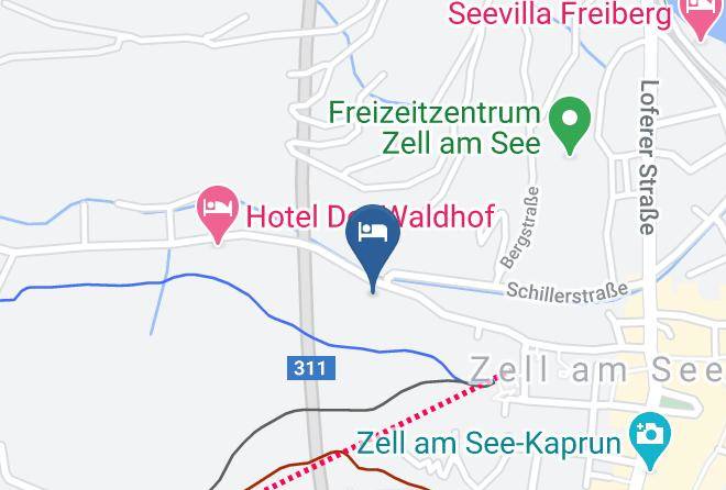 Zell Am See - Gastehaus Haffner Maps