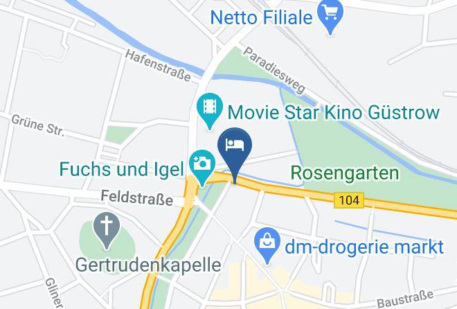 Rostock - Gastehaus Hagen Maps