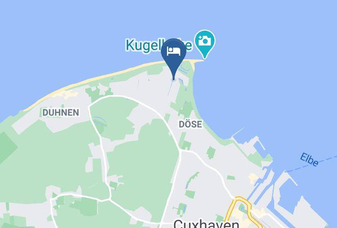 Cuxhaven - Gastehaus Hahne Maps
