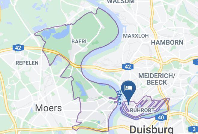 Duisburg - Gastehaus Haniel Maps