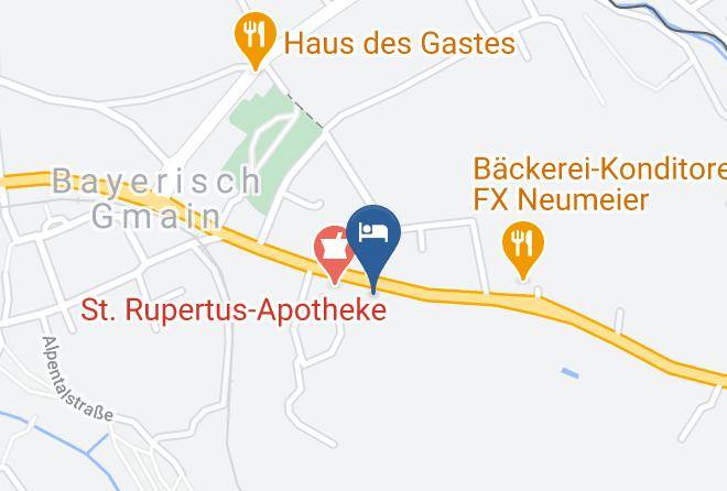 Berchtesgadener Land - Gastehaus Harlbauernhof Maps