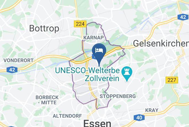 Essen - Gastehaus Hefner Maps