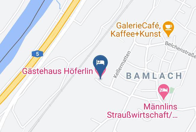Lorrach - Gastehaus Hoferlin Maps
