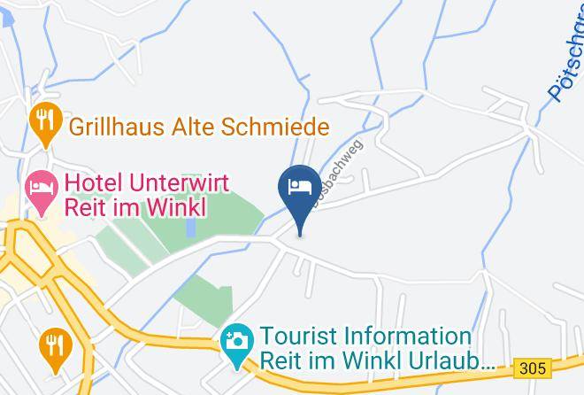 Traunstein - Gastehaus Hoflinger Maps
