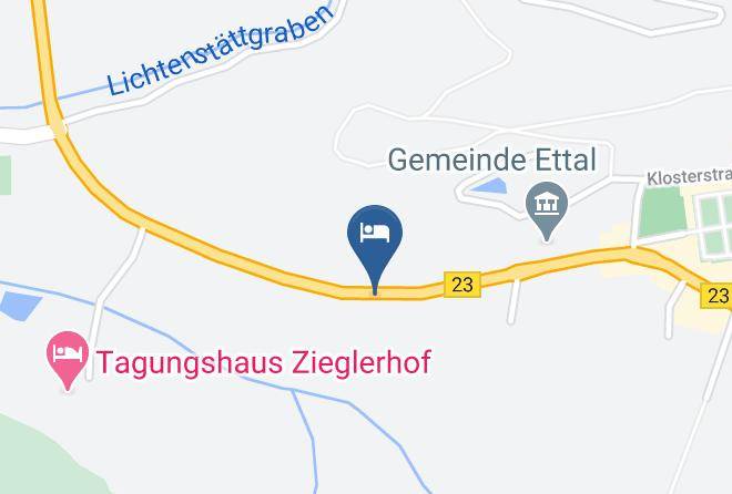 Garmisch Partenkirchen - Gastehaus Hohenleitner Maps