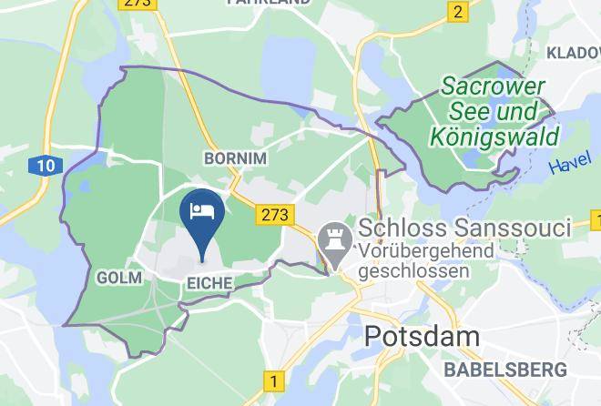 Potsdam - Gastehaus Hubner Maps