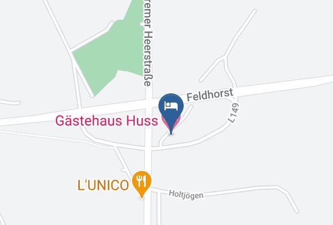 Osterholz - Gastehaus Huss Maps