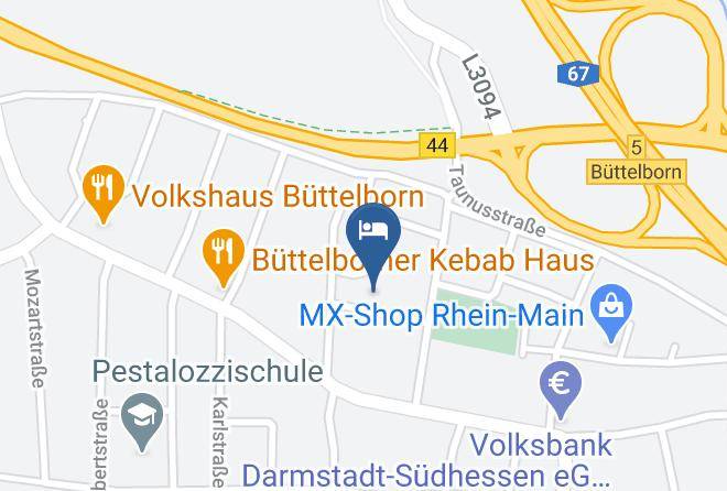 Gros Gerau - Gastehaus Jockel Maps