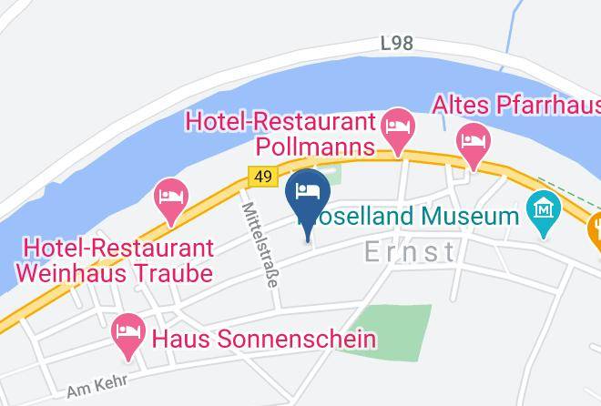 Cochem Zell - Gastehaus Kaiser Maps