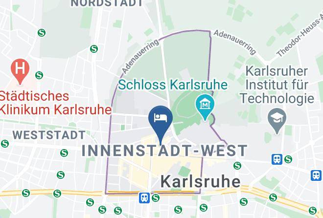 Karlsruhe - Gastehaus Kaiserpassage Maps