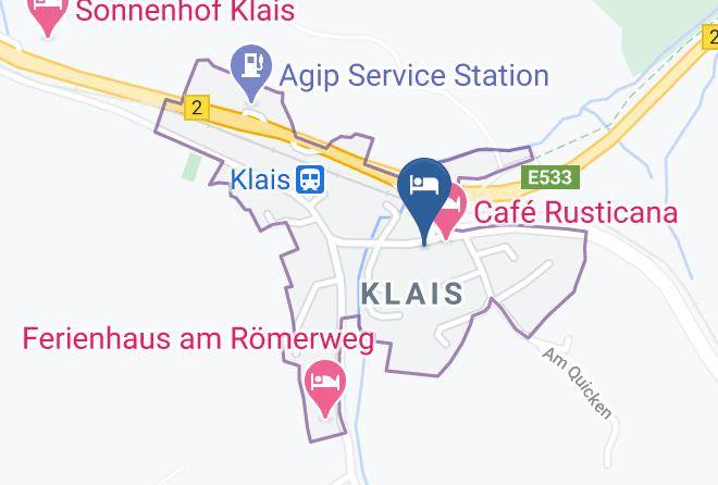 Garmisch Partenkirchen - Gastehaus Kayetan Maps