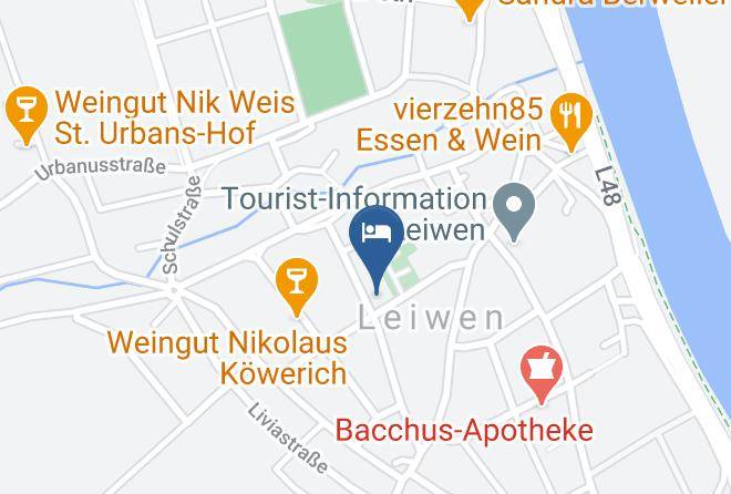 Trier Saarburg - Gastehaus Klostergarten Maps