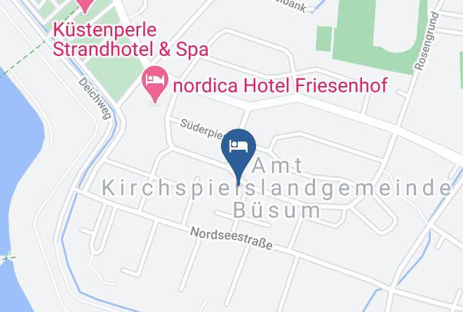 Dithmarschen - Gastehaus Kolle Hotel Garni Maps