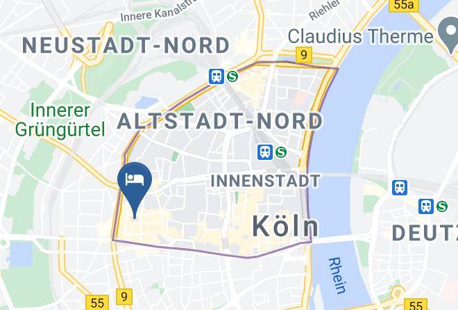 Cologne - Gastehaus Koln Maps