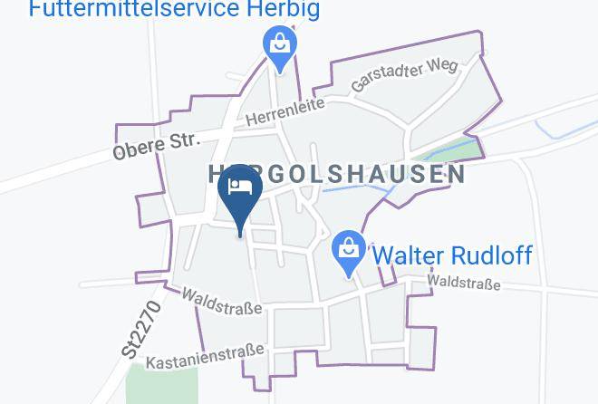 Schweinfurt - Gastehaus Konig Hergolshausen Maps