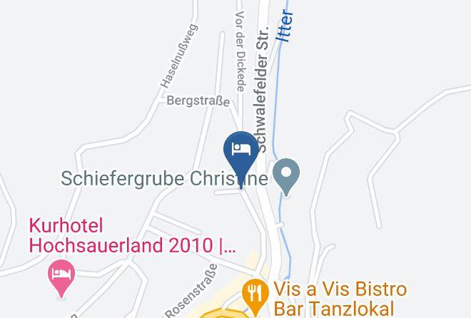 Waldeck Frankenberg - Gastehaus Kramer Emde Maps