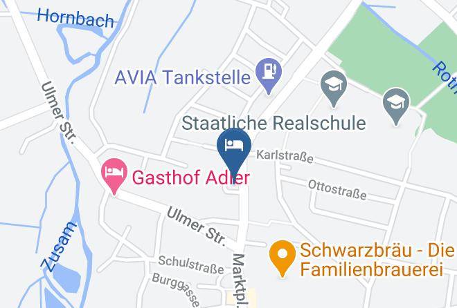 Augsburg - Gastehaus Kranzfelder Maps