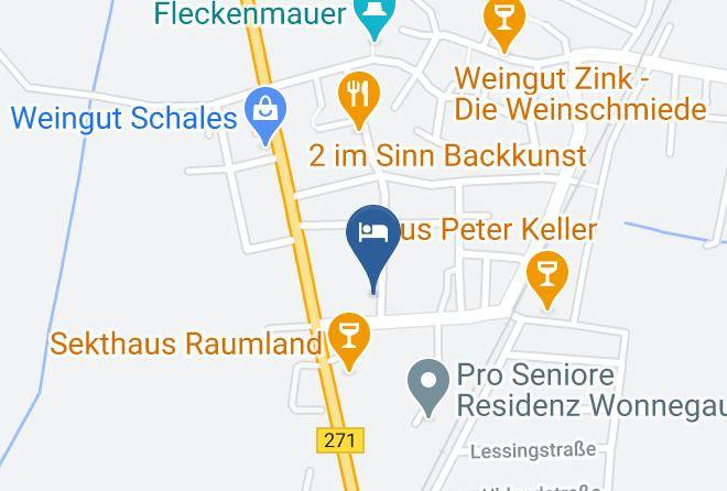 Alzey Worms - Gastehaus Krause Maps