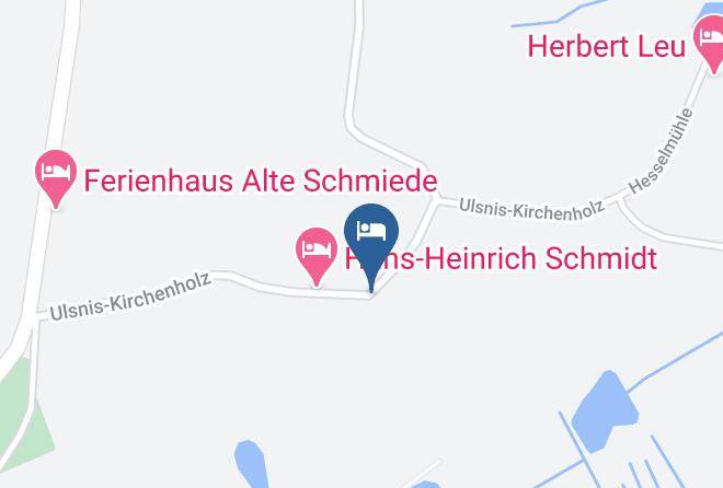 Schleswig Flensburg - Gastehaus Krog Maps