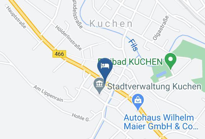 Goppingen - Gastehaus Kuchen Maps