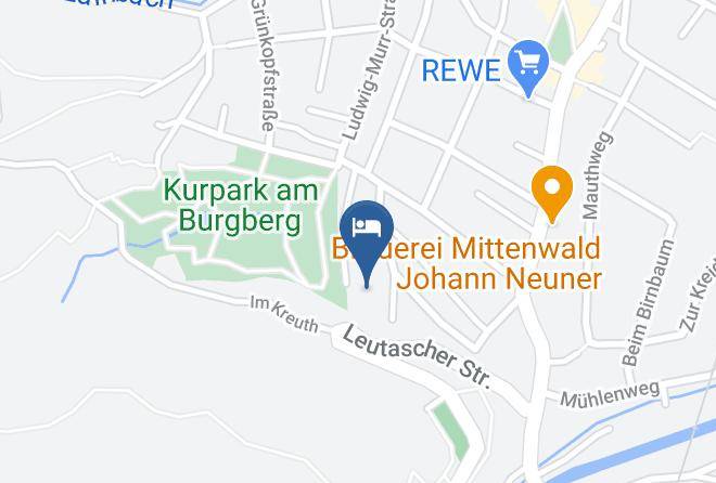 Garmisch Partenkirchen - Gastehaus Kurparkfrieden Maps