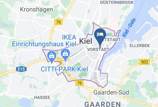 Kiel - Gastehaus Lange Reihe Maps