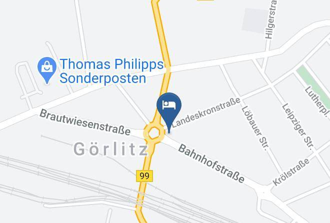 Gorlitz - Gastehaus Lisakowski Maps