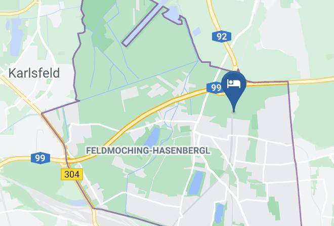 Munich District - Gastehaus Luise Maps