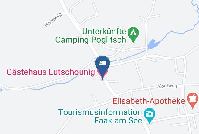Villach Land - Gastehaus Lutschounig Maps