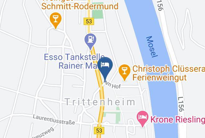 Trier Saarburg - Gastehaus Mack Maps