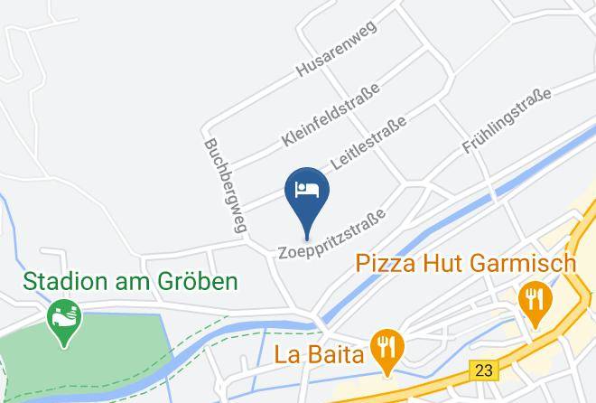 Garmisch Partenkirchen - Gastehaus Maria Maps