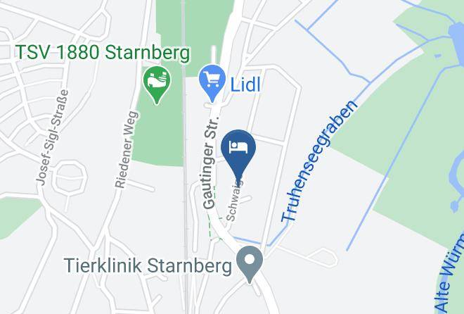 Starnberg - Gastehaus Maria Zimmervermietung Maps