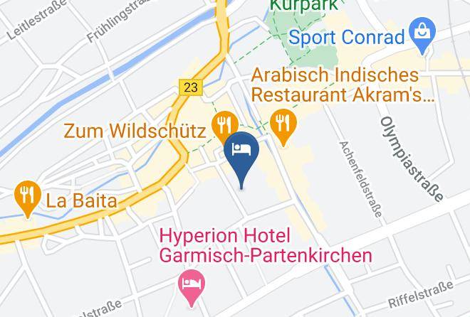 Garmisch Partenkirchen - Gastehaus Maurer Garmisch Maps