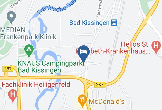 Bad Kissingen - Gastehaus Mittmann Maps