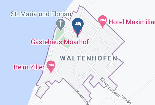 Ostallgau - Gastehaus Moarhof Maps
