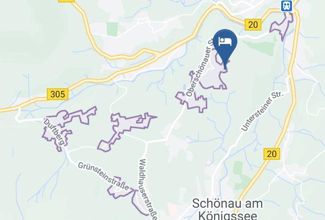 Berchtesgadener Land - Gastehaus Moderegglehen Maps