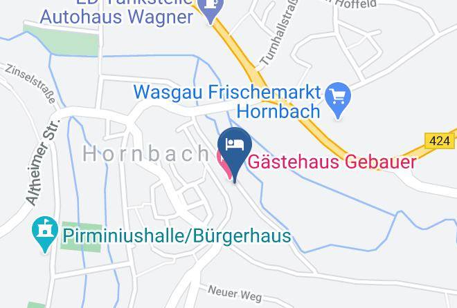 Sudwestpfalz - Gastehaus Monika Maps
