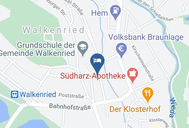 Gottingen - Gastehaus Muller Maps