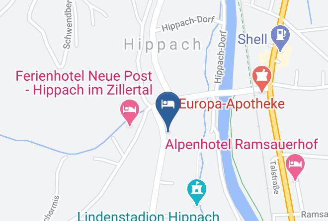 Schwaz - Gastehaus Nill Maps