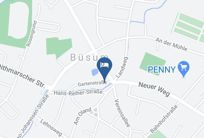 Dithmarschen - Gastehaus Nis Puk Und Ferienwohnungen Maps