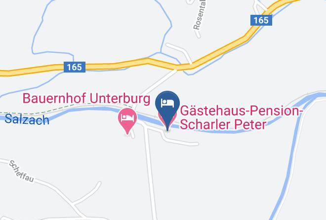 Zell Am See - Gastehaus Pension Scharler Peter Maps