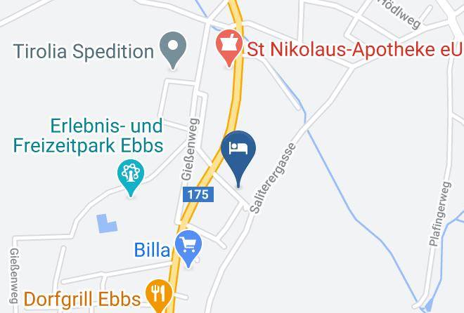 Kufstein - Gastehaus Pension Wildauer Ebbs Maps