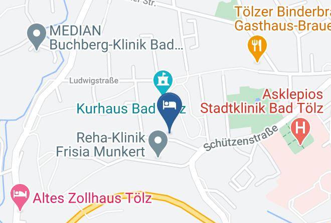 Bad Tolz Wolfratshausen - Gastehaus Peterhof Und Ferienwohnungen Ek Maps